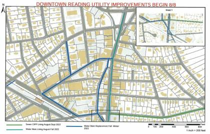 Construction Downtown Begins August 8th
