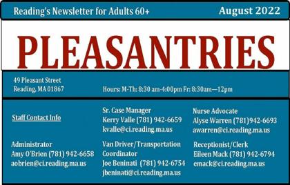 📝 August 2022 Pleasantries Newsletter