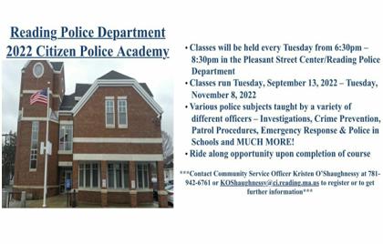 Citizens Police Academy 2022