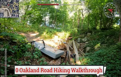 Hiking Walkthrough of 0 Oakland Rd
