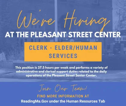 Town Hiring Clerk – Elder/Human Services