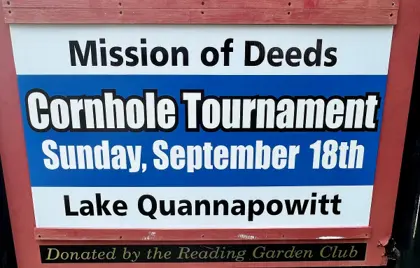 Mission of Deeds Cornhole Tournament -Today