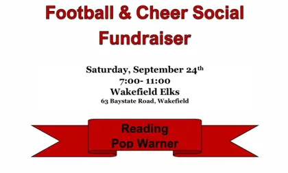 Football and Cheer Social Fundraiser Tonight