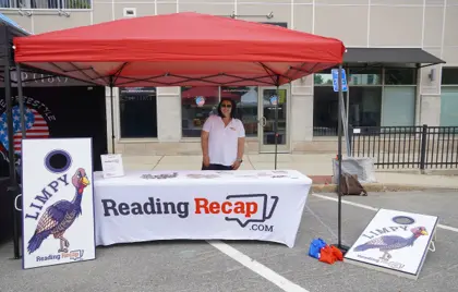 Reading Recap Booth at the Fall Street Faire
