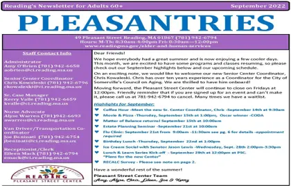 📝 September 2022 Pleasantries Newsletter