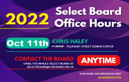 Chris Haley Select Board Office Hours Today