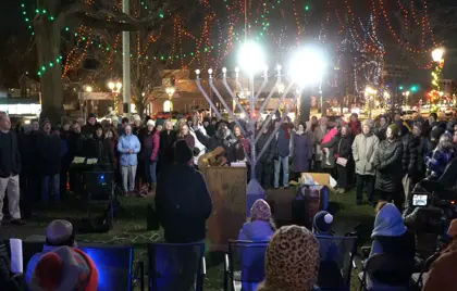 🕎 First Annual Menorah Lighting Video