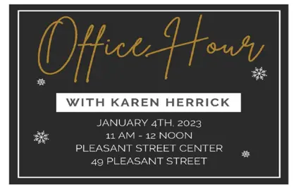 π Karen Herrick Select Board Office Hours Today