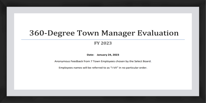 π January 24th Select Board Agenda Preview