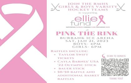 ๐ Pink the Rink ๐ @4PM Today