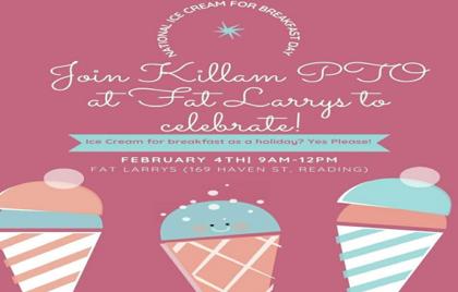 🍨 Killam PTO @ Fat Larry’s This Morning