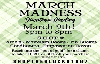 🍀 March Madness Downtown Reading Tonight