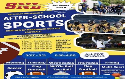 🏈 SNL After-School Sports