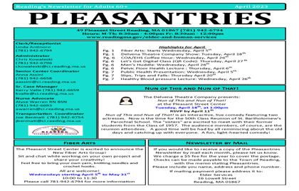 📝 April 2023 Pleasantries Newsletter