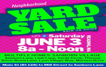 🏘️ Neighborhood Yard Sale Today