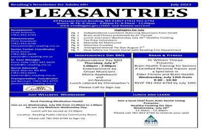 π July 2023 Pleasantries Newsletter