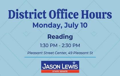 π Senator Jason Lewis Office Hours Today