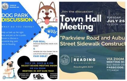 ๐ Dog Park & Sidewalk ๐ง Public Forums Tonight