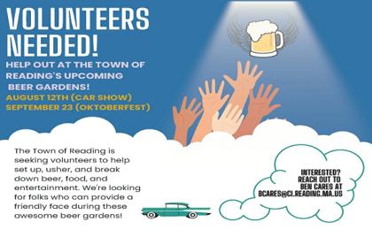 🫴 Town of Reading Volunteers Needed