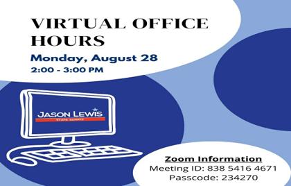 π Senator Jason Lewis Office Hours Today