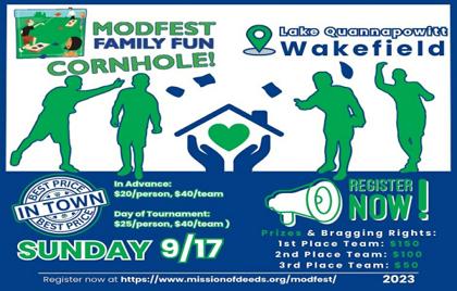 🌽 Mission of Deeds Cornhole Tournament Today
