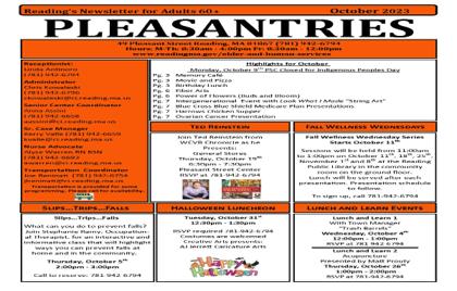 📝 October 2023 Pleasantries Newsletter