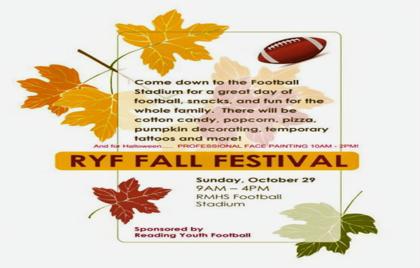 🍁 Reading Youth Football’s Fall Festival Today