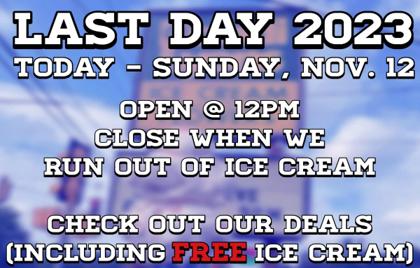 🍨 Dandilyons Ice Cream Final Day of the Season