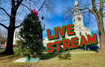 ๐ Tree Lighting Live Stream Today at 4PM