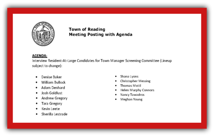 ποΈ November 29th Select Board Agenda Preview