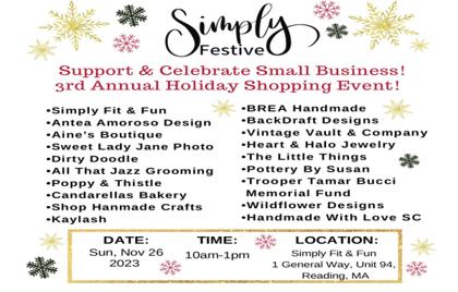 🛍️ Simply Festive Shopping Event 10AM-1PM