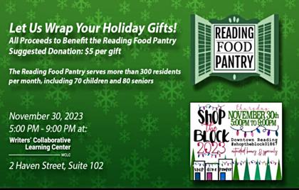 🎁 Reading Food Pantry Gift Wrapping at WCLC
