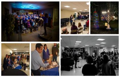 🕎 Second Annual Community Menorah Lighting Pictures