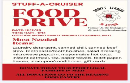 🥫 Stuff-A-Cruiser Food Drive at 11AM