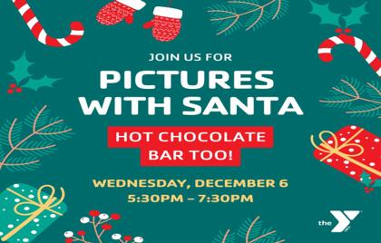 🎅 Santa at the Burbank YMCA Today
