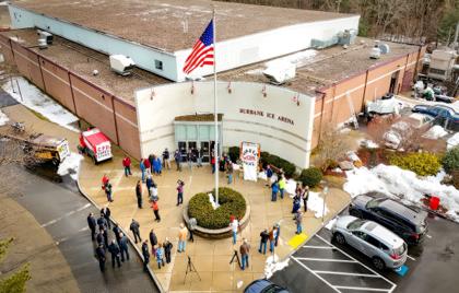 π James Liston Ceremony at Burbank Ice Arena