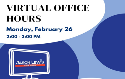 π Senator Jason Lewis Office Hours Today