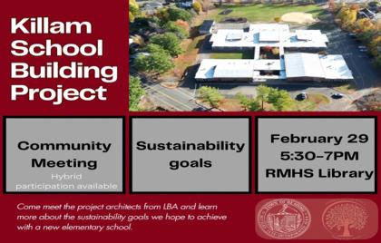 🐨 Killam School Building Committee Community Outreach Tonight