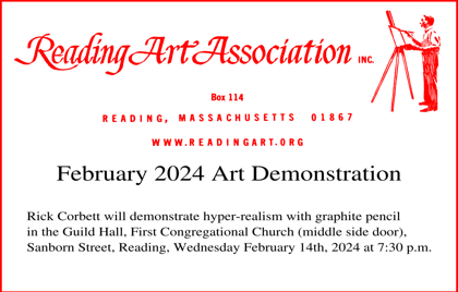 π¨ Reading Art Association Demonstration at 7:30PM