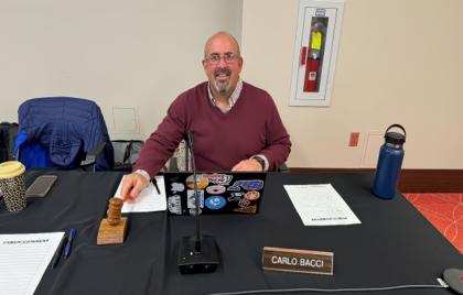 ๐ช Carlo Bacci Voted Select Board Chair