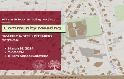🚸 Killam School Traffic & Site Listening Session Tonight