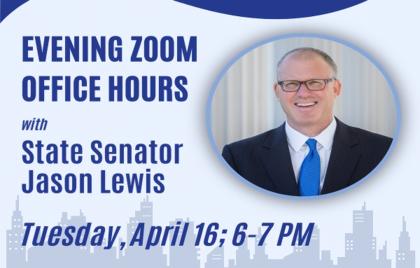 ๐ Senator Jason Lewis Office Hours Tonight