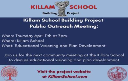 🏫 Killam School Tour and Visioning Meeting Tonight