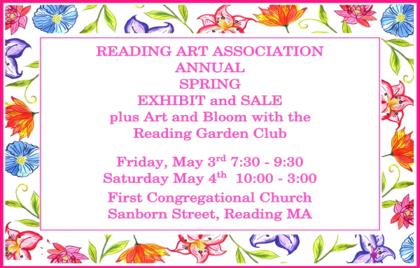 🎨 Reading Art Association Spring Exhibit and Sale