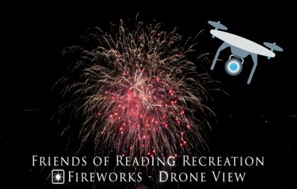 π Fireworks Drone View 4K Video