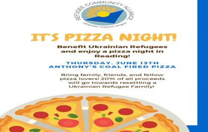 🍕 Refugee Community Alliance Fundraiser Today at Anthony’s