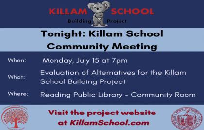 ๐ซ Killam โ Evaluation of Alternatives Meeting Tonight
