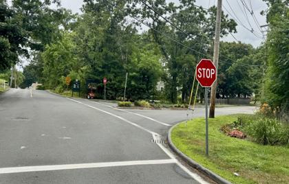 🛑 New Stop Sign Installed at Grove and Franklin Street