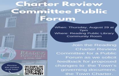 📜 Charter Review Committee Public Forum Tonight