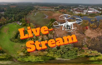 π Town Forest Foliage Drone Live-Stream